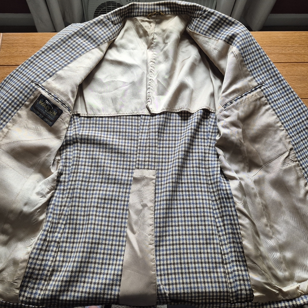 Vintage Walton Clothes Wool Blazer - Designed By Kontonickas - Size 46L - Picture 3 of 5